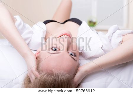 Girl In Bed