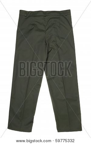 Working pants black color.