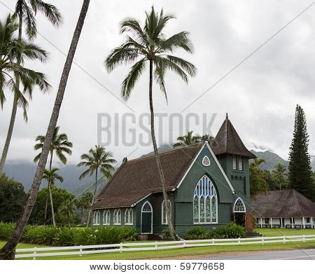 Waioli Huiia Mission Church In Hanalei Kauai