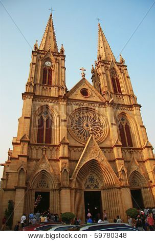 Sacred Heart Catholic Cathedral In The Guanzhou China