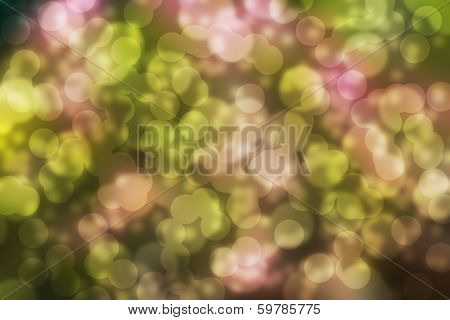 abstract Bokeh Blurred