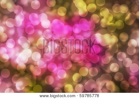 abstract Bokeh Blurred