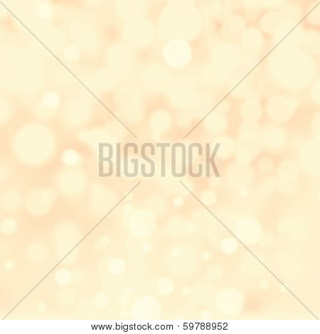 Golden Festive Blurred Background. Abstract Twinkled Bright Background With Bokeh Defocused Blur Gol