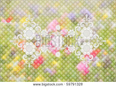Abstract Floral Background