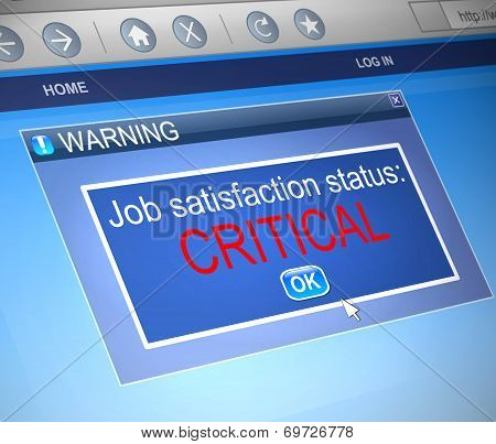 Job Satisfaction Concept.