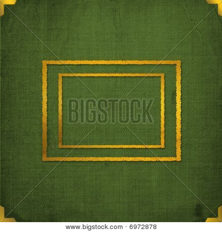 Staré fotoalbum Grunge s rámečkem pro fotografie nebo karet