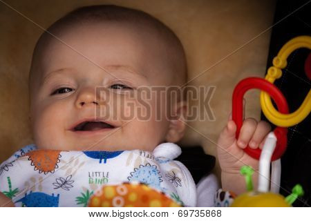 Happy baby boy