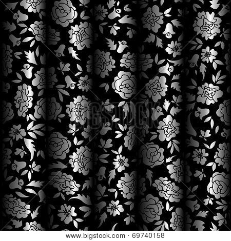 Curtain Illusion Seamless Pattern
