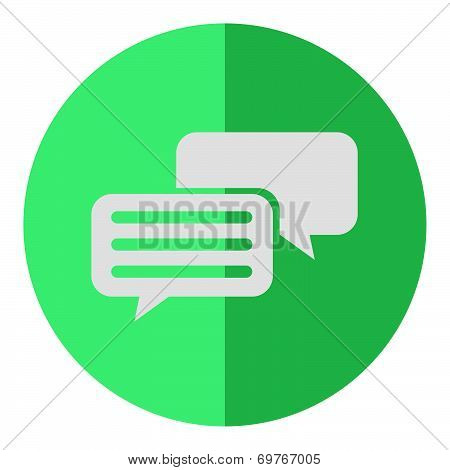 chat and message icons