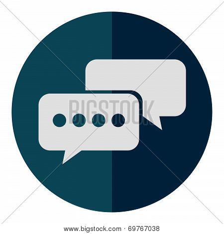chat and message icons
