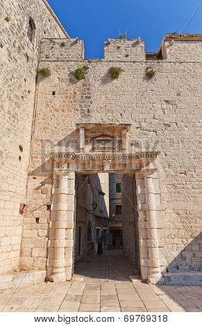 South Gate (xv C.). Trogir, Croatia. Unesco Site