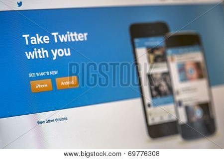 Twitter Web Page