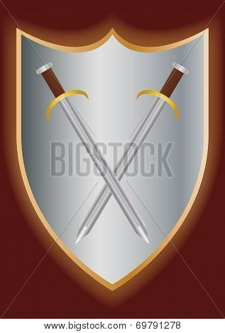 Swords on Shield