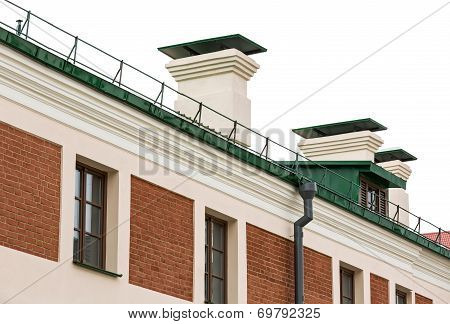 New Gutter System On Historical House