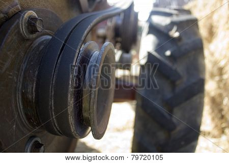 tractor close up