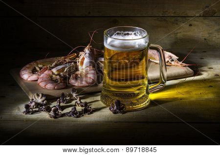 Beer With Shrimp