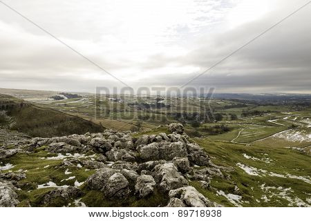 View Across Malham ,north Yorkshire