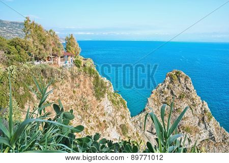 Coast near the town of Tropea region Calabria - Italy