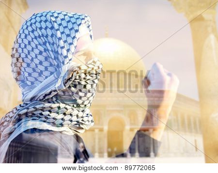 Arabic young man in Jerusalem Quds