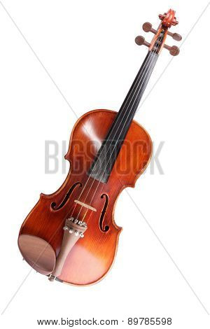 Red Violin Isolated