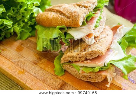 Sandwich With Ham Bocadillo