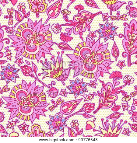 Floral spring pattern