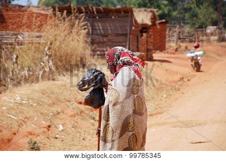 The Return At Home To Pomerini Village In Tanzania, Africa