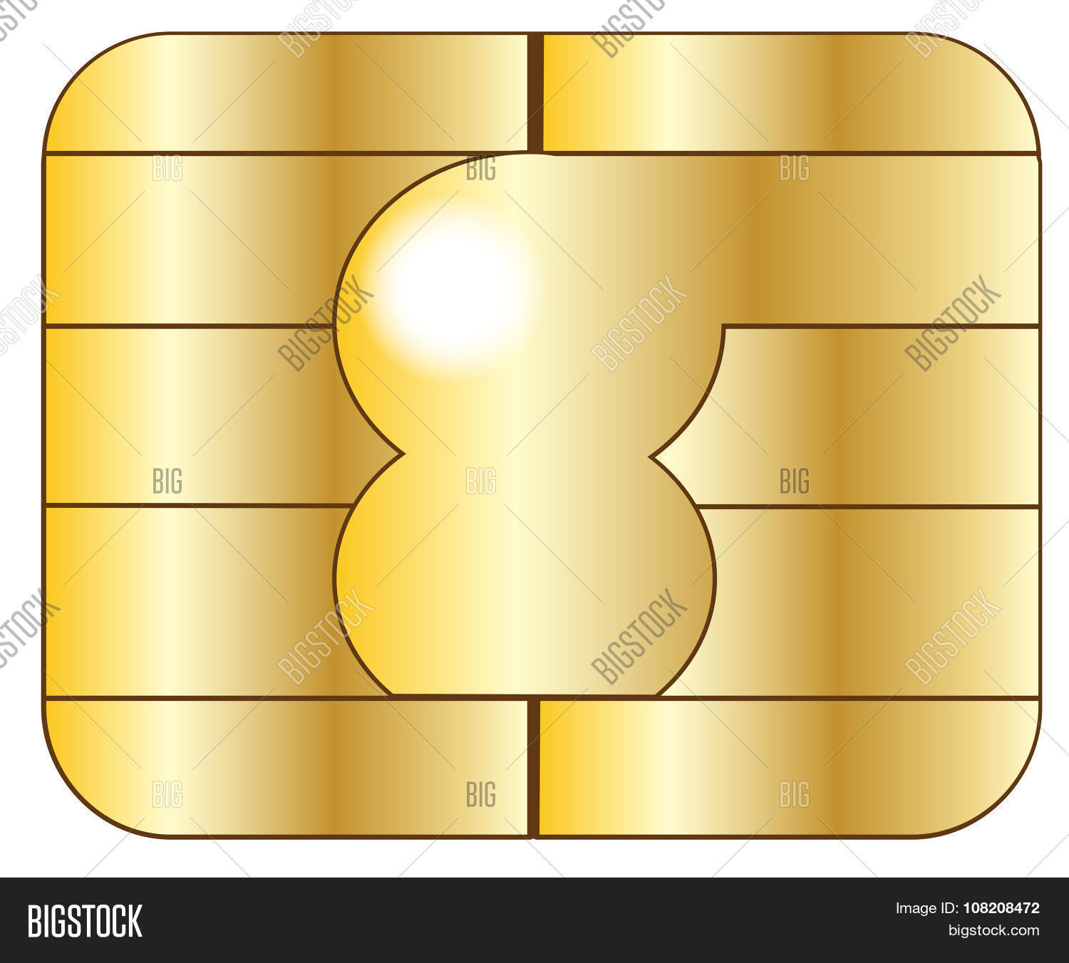 Credit Card Chip Vector & Photo (Free Trial) | Bigstock