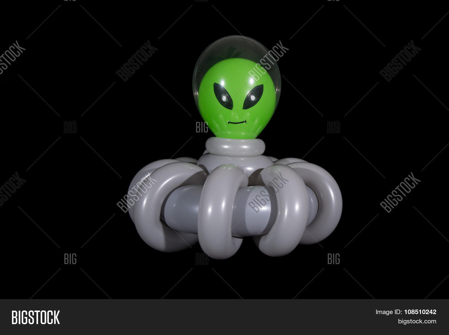 Inflated Balloon Alien Image & Photo (Free Trial) | Bigstock