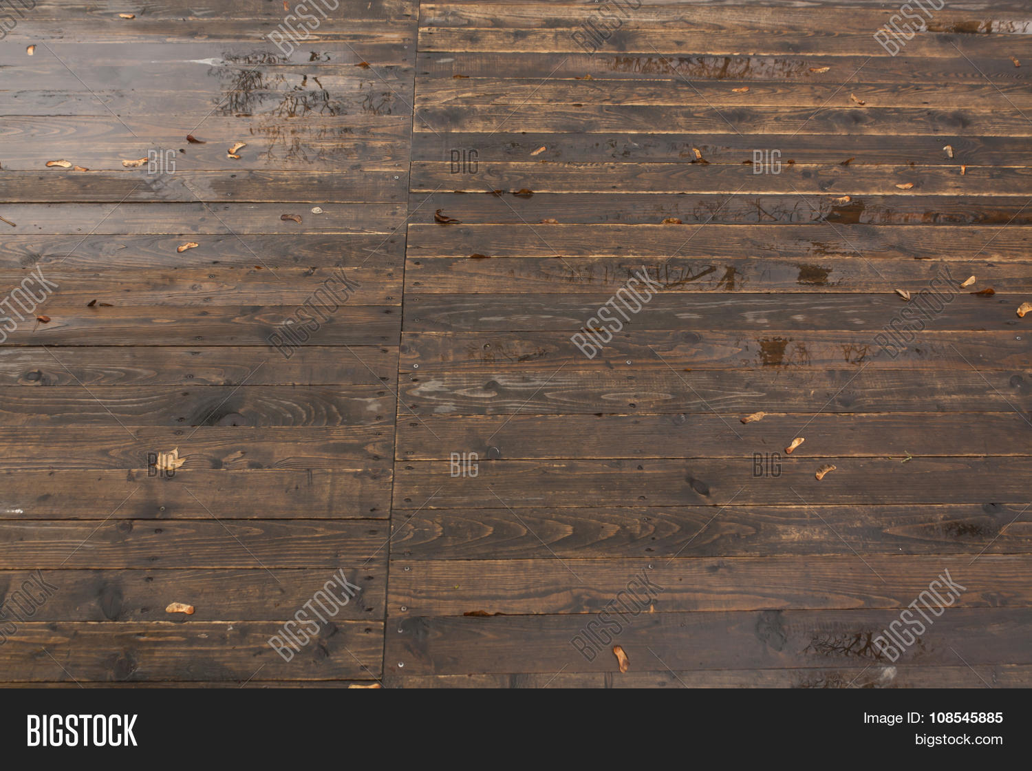 Wet Wooden Floor Image & Photo (Free Trial) Bigstock