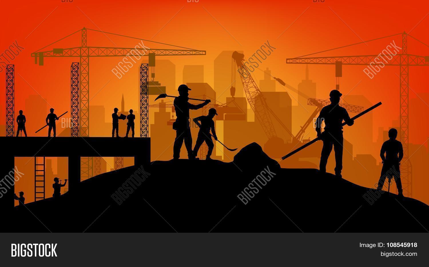 Construction Worker Vector & Photo (Free Trial) | Bigstock