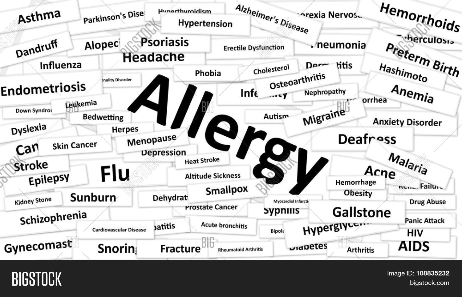 Disease Called Allergy Image & Photo (Free Trial) Bigstock