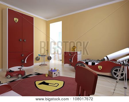 Childrens Room In A Modern Style
