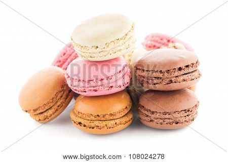Colorful French Macarons