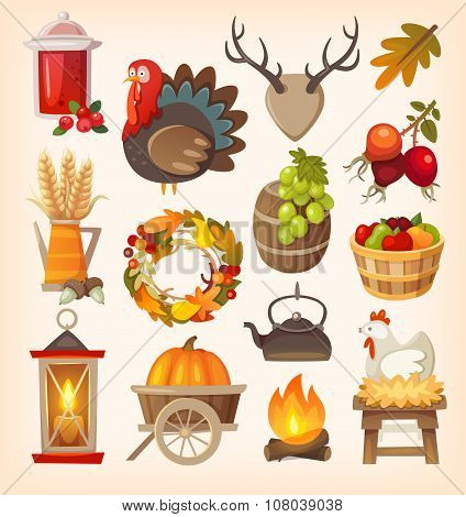 Thanksgiving Day Elements