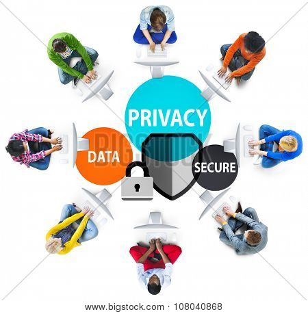 Privacy Data Secure Protection Safety Concept