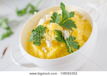 Banush - traitional ukrainian corn meal