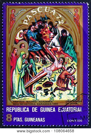 Postage Stamp Equatorial Guinea 1972 Crucifixion