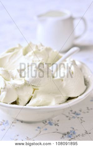 Fresh Homemade Mascarpone.