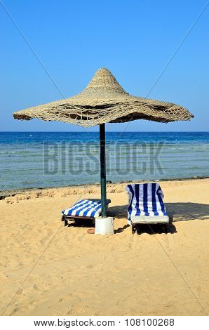 sandy beach in Marsa Alam