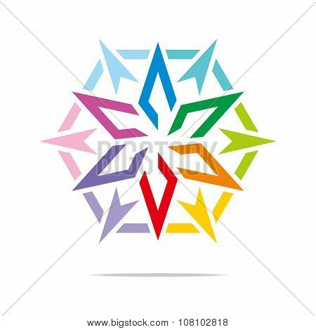 Logo Star Arrow design
