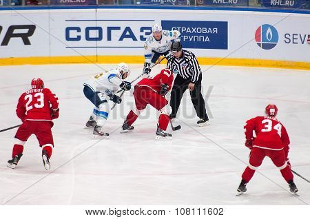 K. Romanov (85) On Face-off