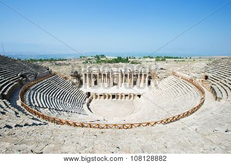 Amphitheater in Pamukkale, Turkey
