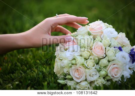 Wedding Bouquet Outdoor