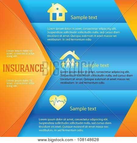 Insurance-background-page-leaflet-advertisement