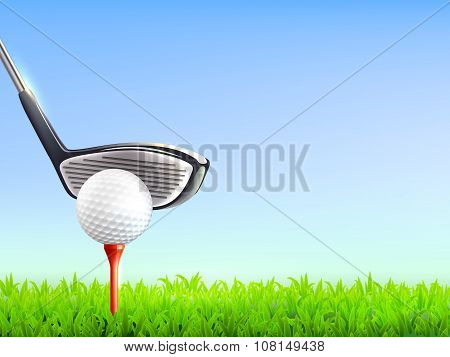 Golf Realistic Background