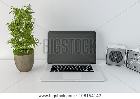 Blank Laptop Screen - Mock Up