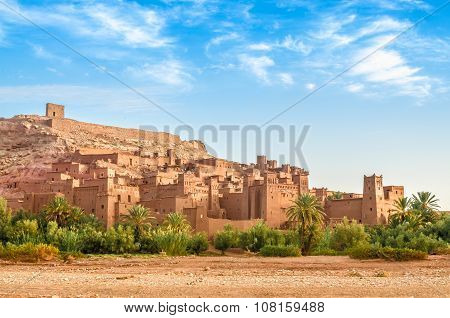 Ksar Ait Benhaddou in the morning, Morocco