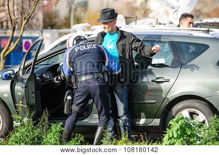 France Paris Attacks - Border Surveillance With Germany