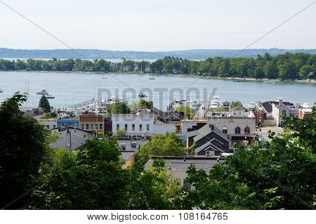 View of Harbor Springs and Little Traverse Bay